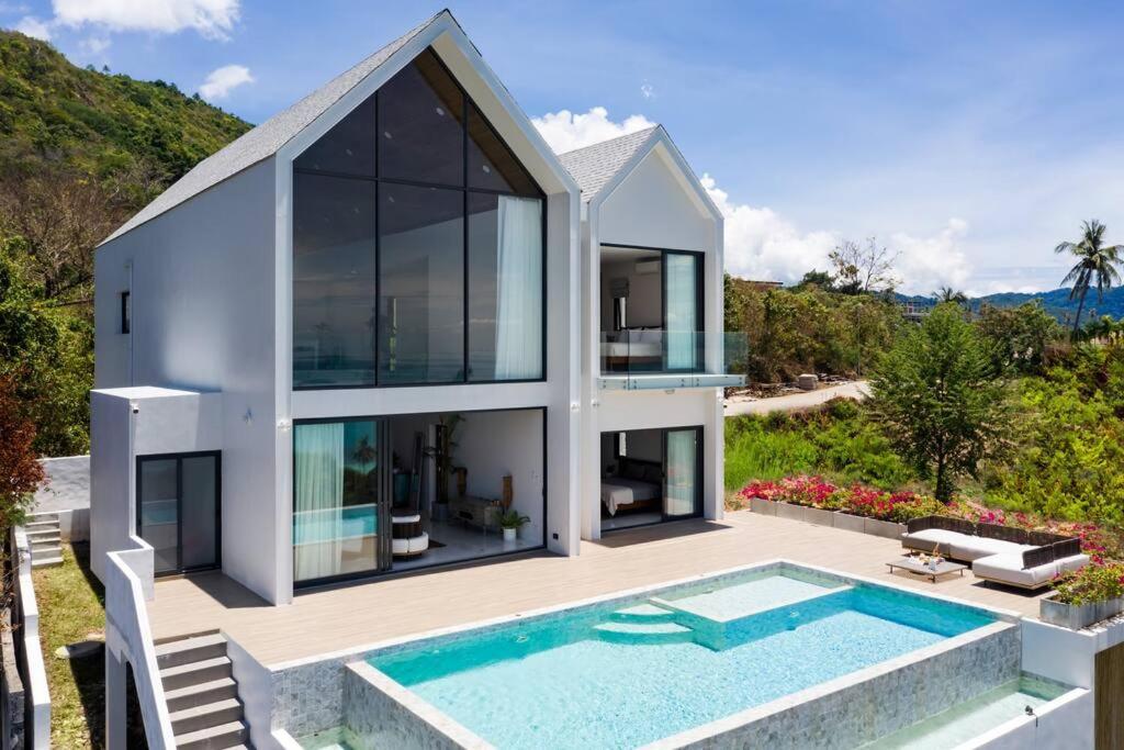 Amphoe Koksamui Villa Soma Samui 3 Bedroom Seaview Sunset Pool Villa מראה חיצוני תמונה