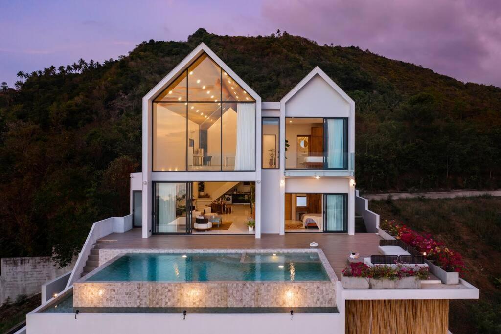 Amphoe Koksamui Villa Soma Samui 3 Bedroom Seaview Sunset Pool Villa מראה חיצוני תמונה