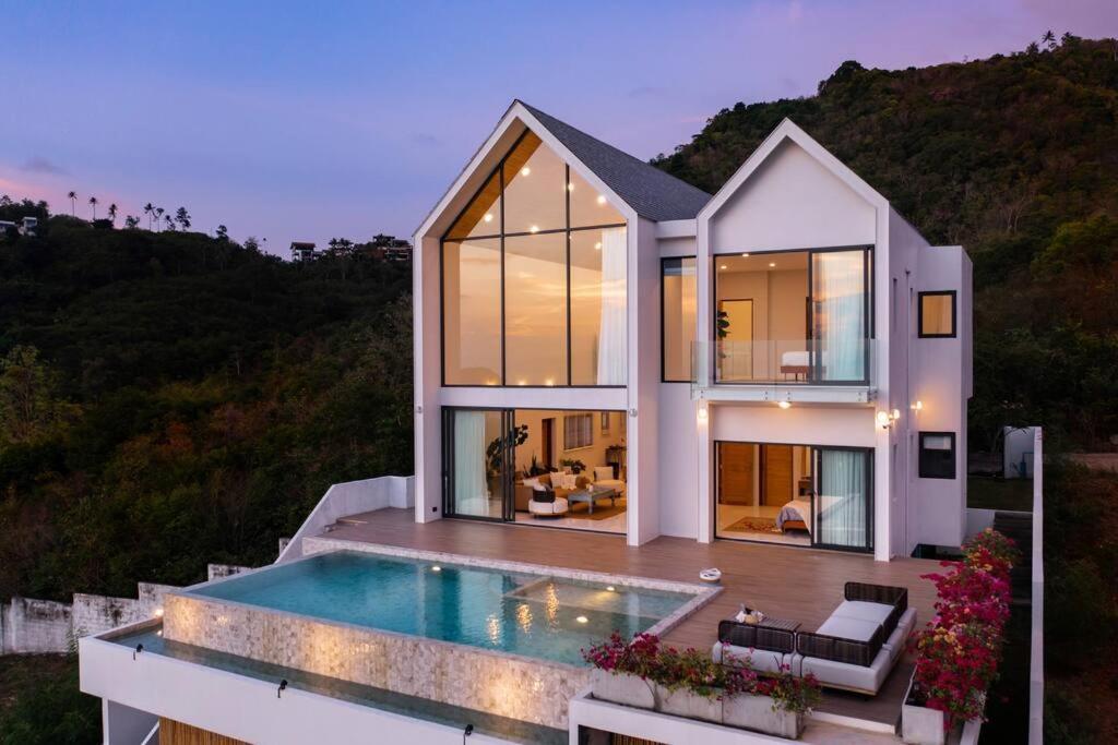 Amphoe Koksamui Villa Soma Samui 3 Bedroom Seaview Sunset Pool Villa מראה חיצוני תמונה