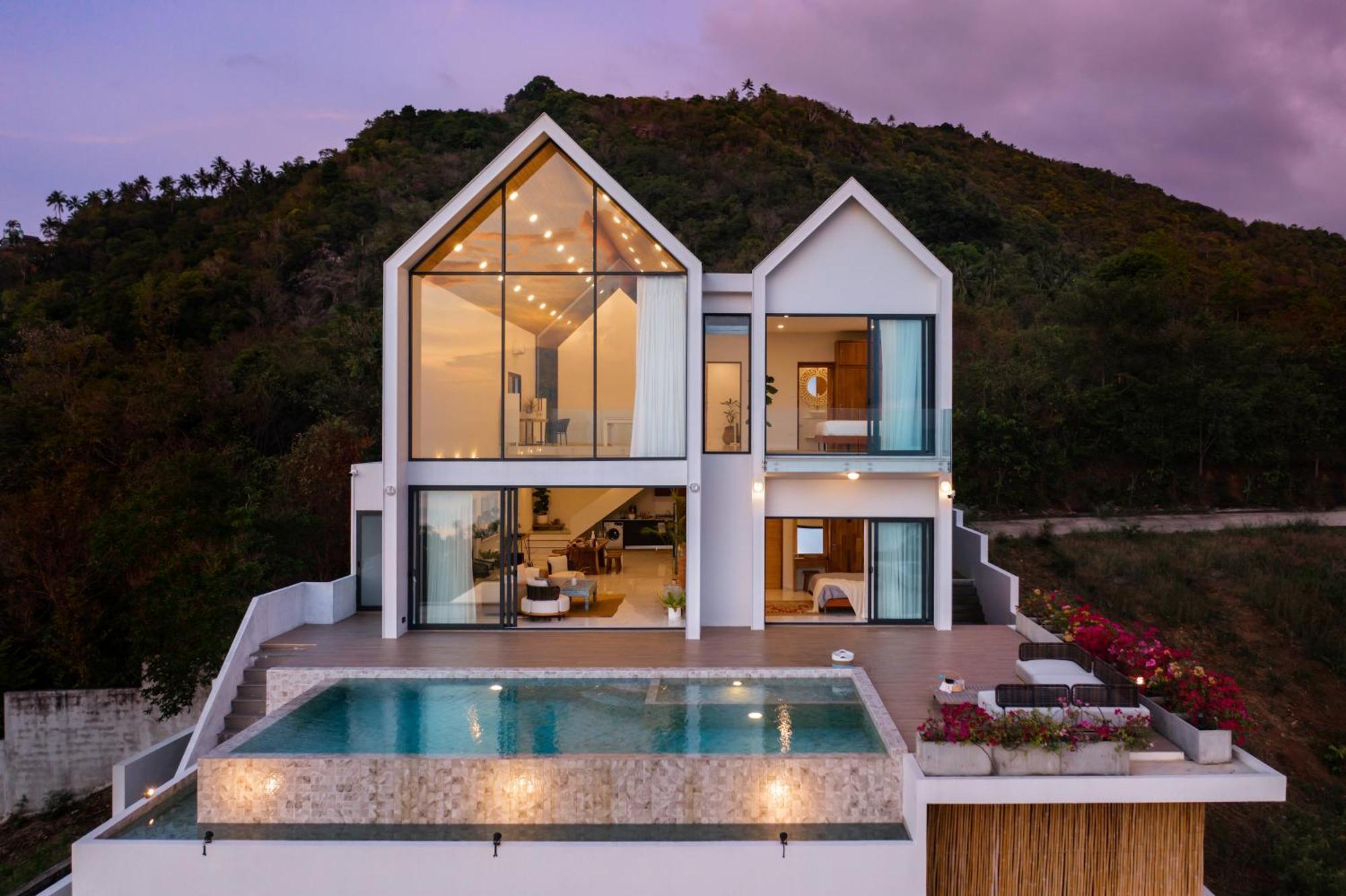Amphoe Koksamui Villa Soma Samui 3 Bedroom Seaview Sunset Pool Villa מראה חיצוני תמונה