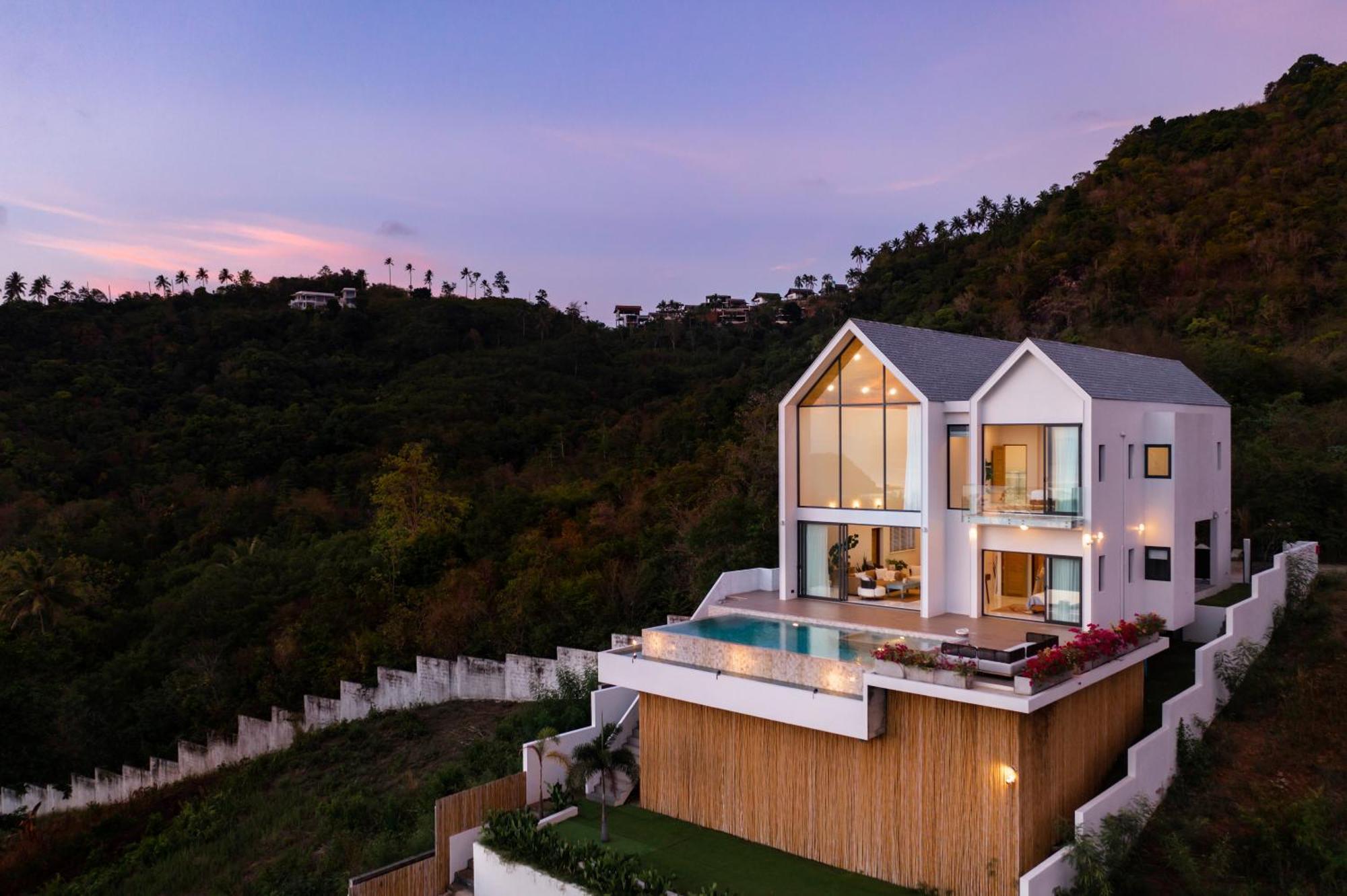 Amphoe Koksamui Villa Soma Samui 3 Bedroom Seaview Sunset Pool Villa מראה חיצוני תמונה