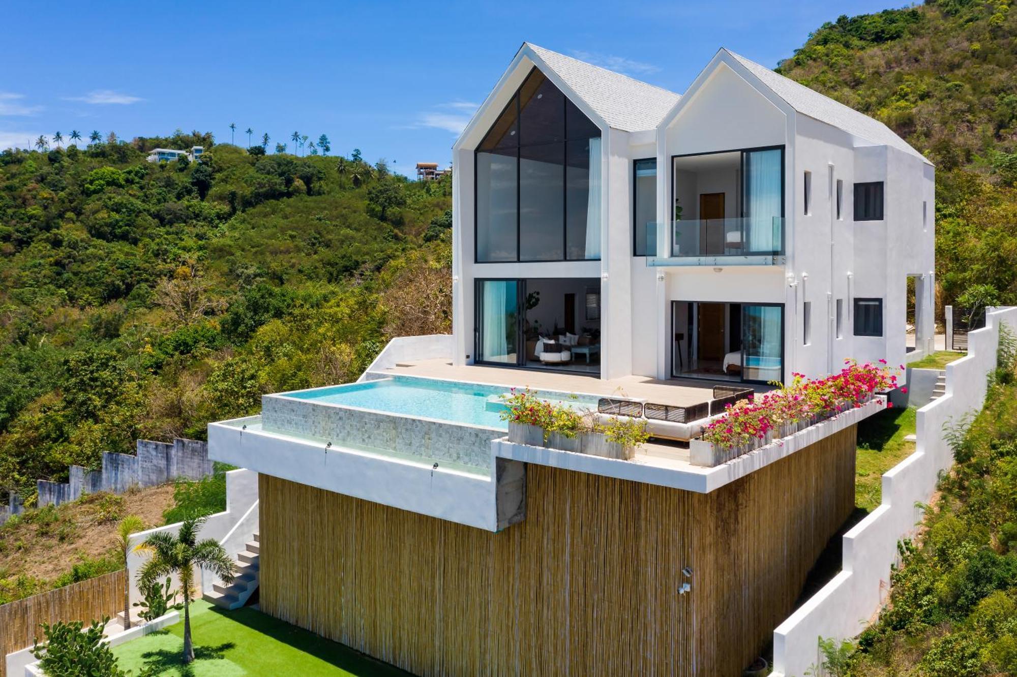 Amphoe Koksamui Villa Soma Samui 3 Bedroom Seaview Sunset Pool Villa מראה חיצוני תמונה